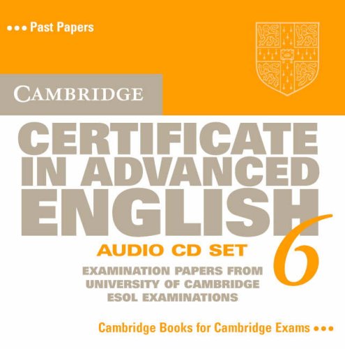 Amazon.com: Cambridge Certificate in Advanced English 6 Audio CD Set (2 ...