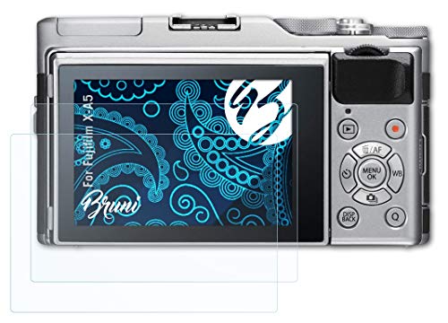 Bruni Screen Protector compatible with Fujifilm X-A5 Protector Film, crystal clear Protective Film (2X)