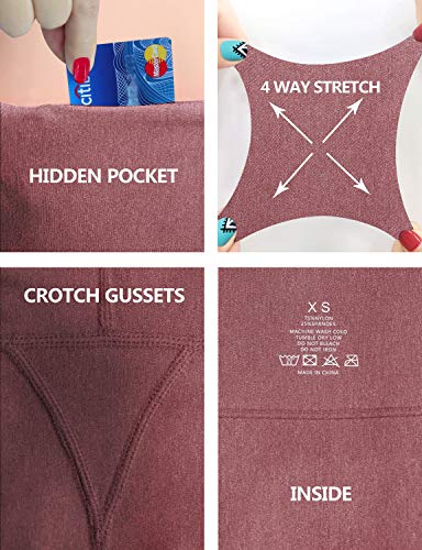 Image of BUBBLELIME 29 inch /31 inch /33 inch /35 inch /37 inch 3 Styles Women's High Waist Bootcut Yoga Pants Basic /Side Pockets Tummy Control Workout Flared