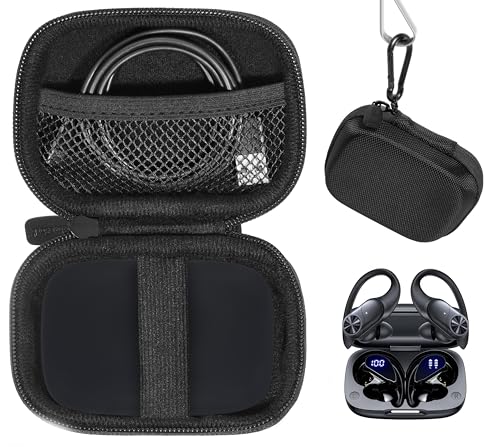 CaseSack Case for PocBuds Headphones 80hrs Playtime Charging Case Digital Display Sports Ear Buds...