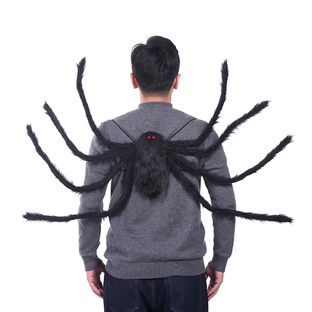 Halloween Spider Backpack with 8 Spider Legs - Funny Candy Bag for Adults & Kids