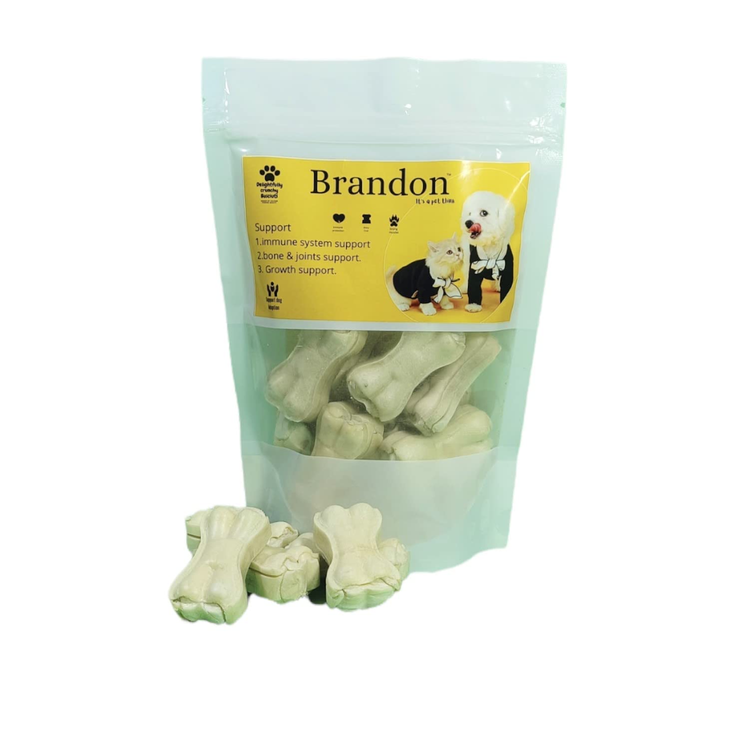 Brandon 2 Inch 500 gm White Pressed Chew Bone for Dogs Promotes Healthy Teeth & Gums All Dog Breeds (2 INCH 500 gm) (B0BRKQRXSK) Amazon Price History, Amazon Price Tracker
