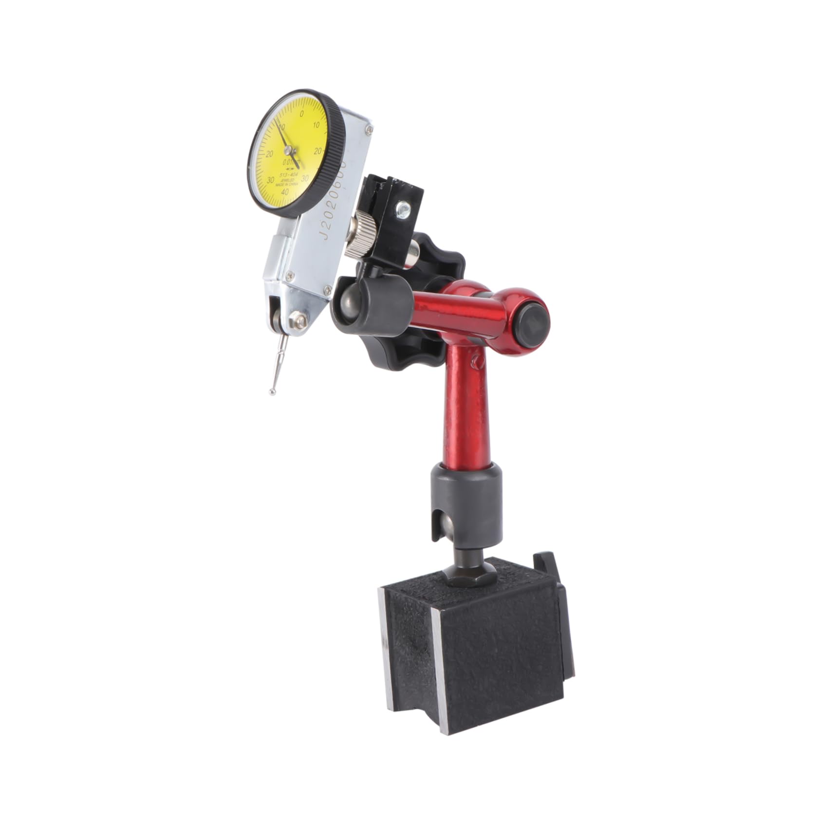 Base Magnética Flexible Indicador de Cuadrante, Metal Abs