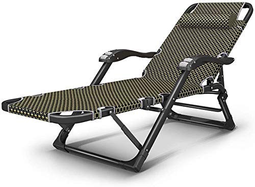 Chaise de patio inclinable pour vos siestes au soleil et pauses déjeuner