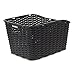 Basil Fahrradkorb Weave Wp, Black, 43 cm x 32 cm x 25 cm, einheitsgröße