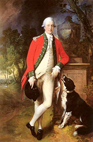 Peintures sur toile portrait Colonel John Bullock Thomas Gainsborough à l'huile