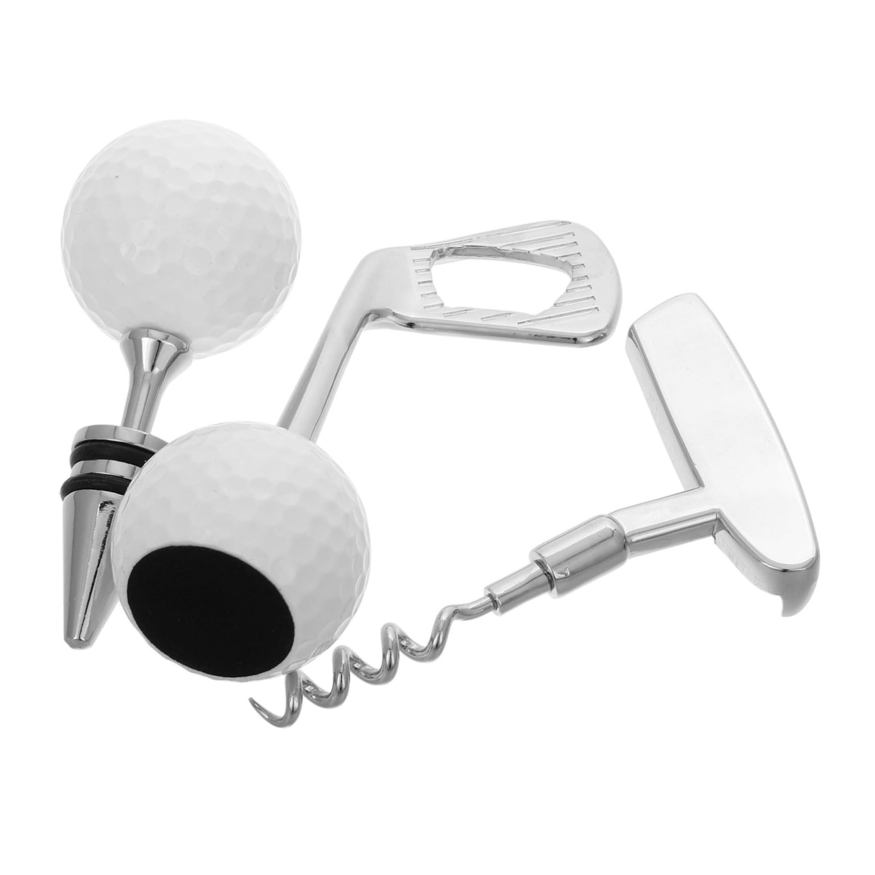 Ensemble de bouteille de vin de golf Cabilock en finition soignée