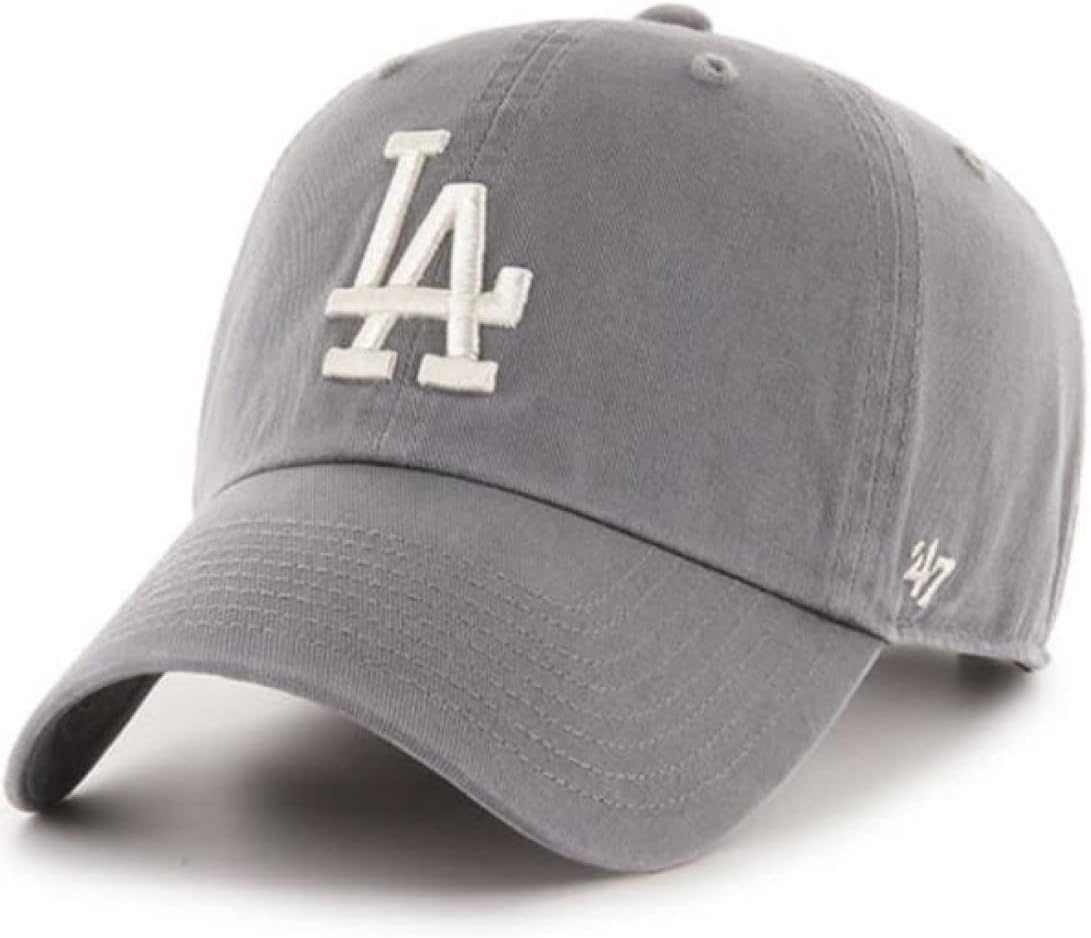 '47 MLB Unisex-Erwachsene Dunkelgrau Clean Up verstellbare Mütze Kappe Einheitsgröße