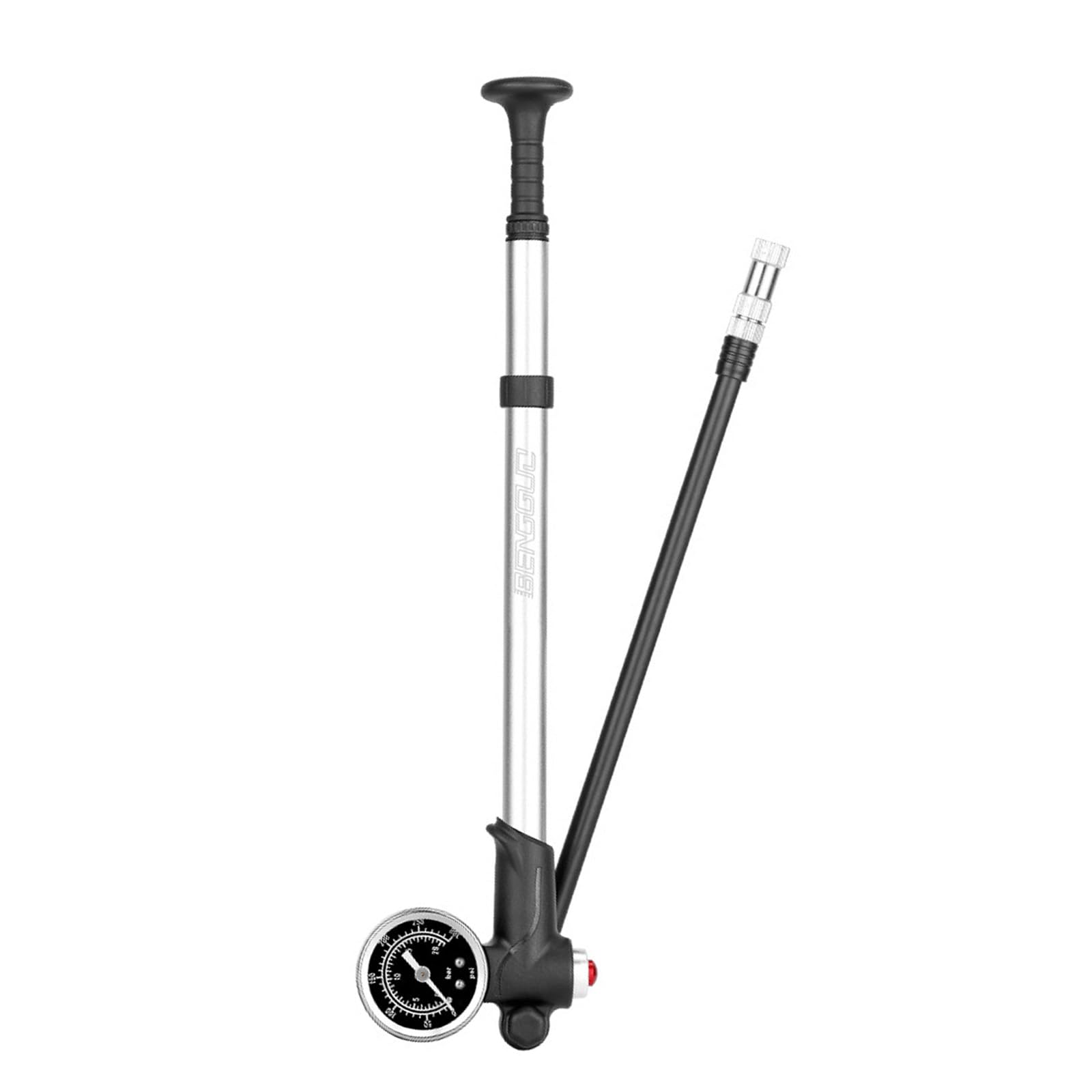 XuQiZZpp Air Pumps with Gauge High Pressure Shock Pumps for Road Mountain Bike 300PSI Pumps Inflator for Tire