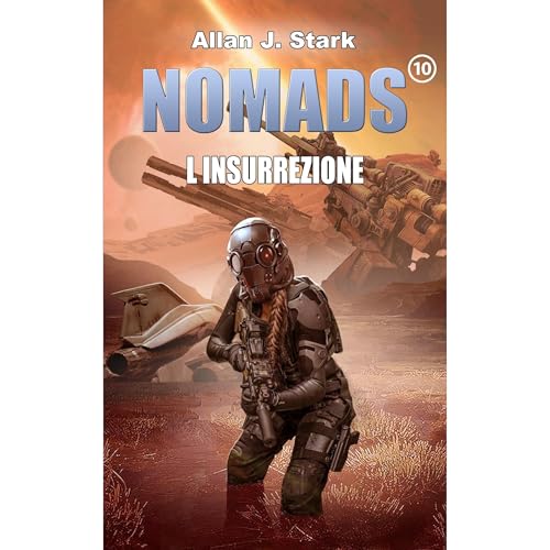 NOMADS Audiolibro Por Allan J. Stark arte de portada