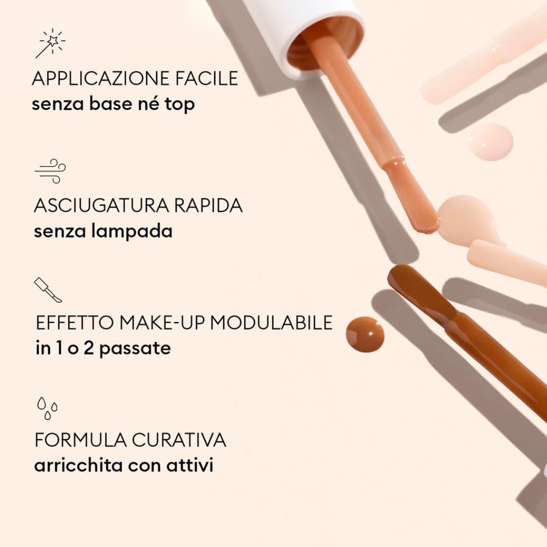 Manucurist Active Smooth 00 Smalto per Unghie Trattamento Riparatore Lisciante Rosa- Vegan & Made in France - Smalto Rinforzante Unghie, Smalto Nude - Trattamento per Unghie Danneggiate - Regalo Donna