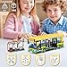 City Bus Building Blocks Set for Kids 6+, 386PCS Pushable Bus Toy with Station Platform, Realistic Doors & Seats, Compatible with Lego Bricks, STEM Educational Vehicle Model Gift for Boys Girls Adults