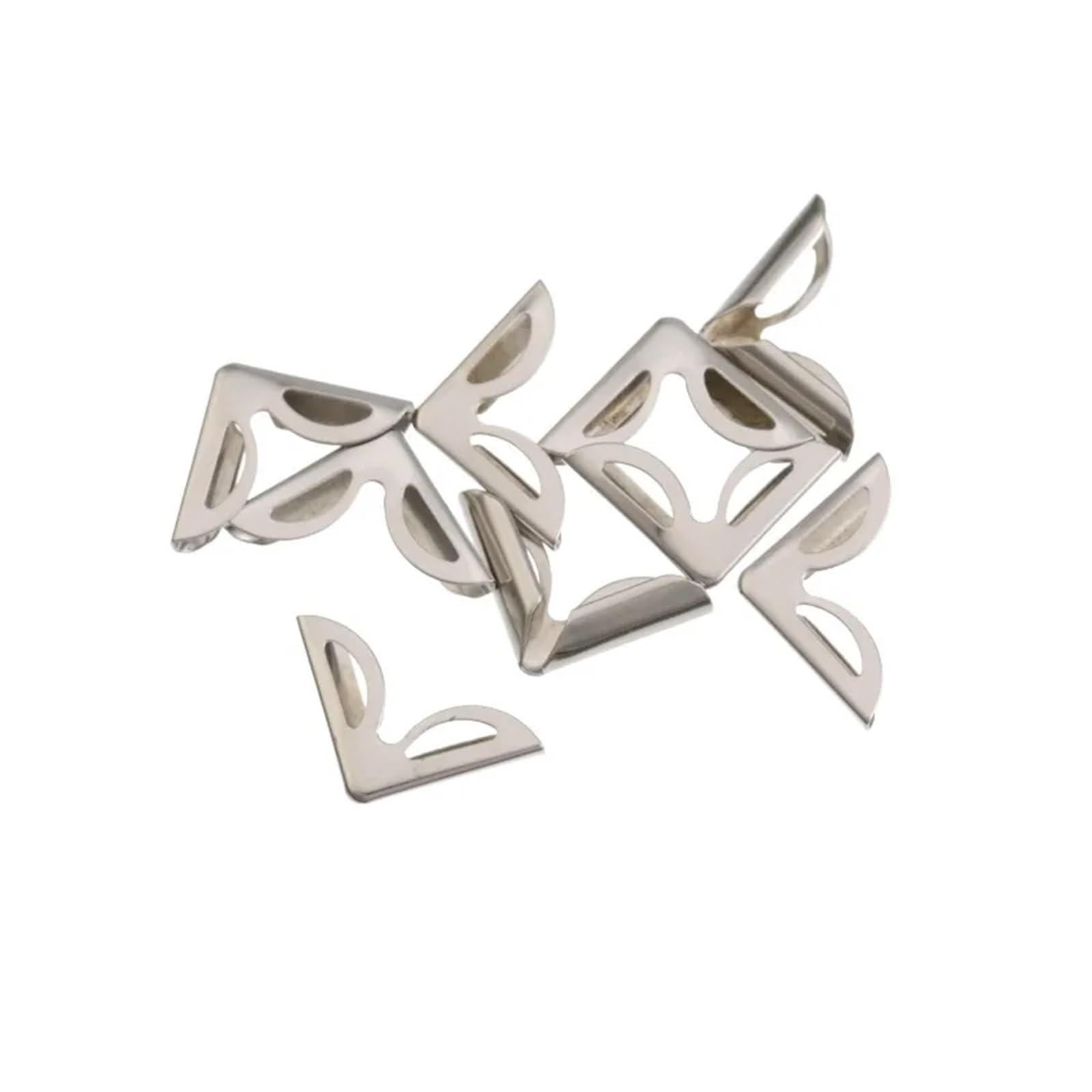 Angoli per foto, 500 pezzi, per album di ritagli, menù, cartelle, angoli protettivi (spessore 5 mm), 23 x 16 mm (grigio)