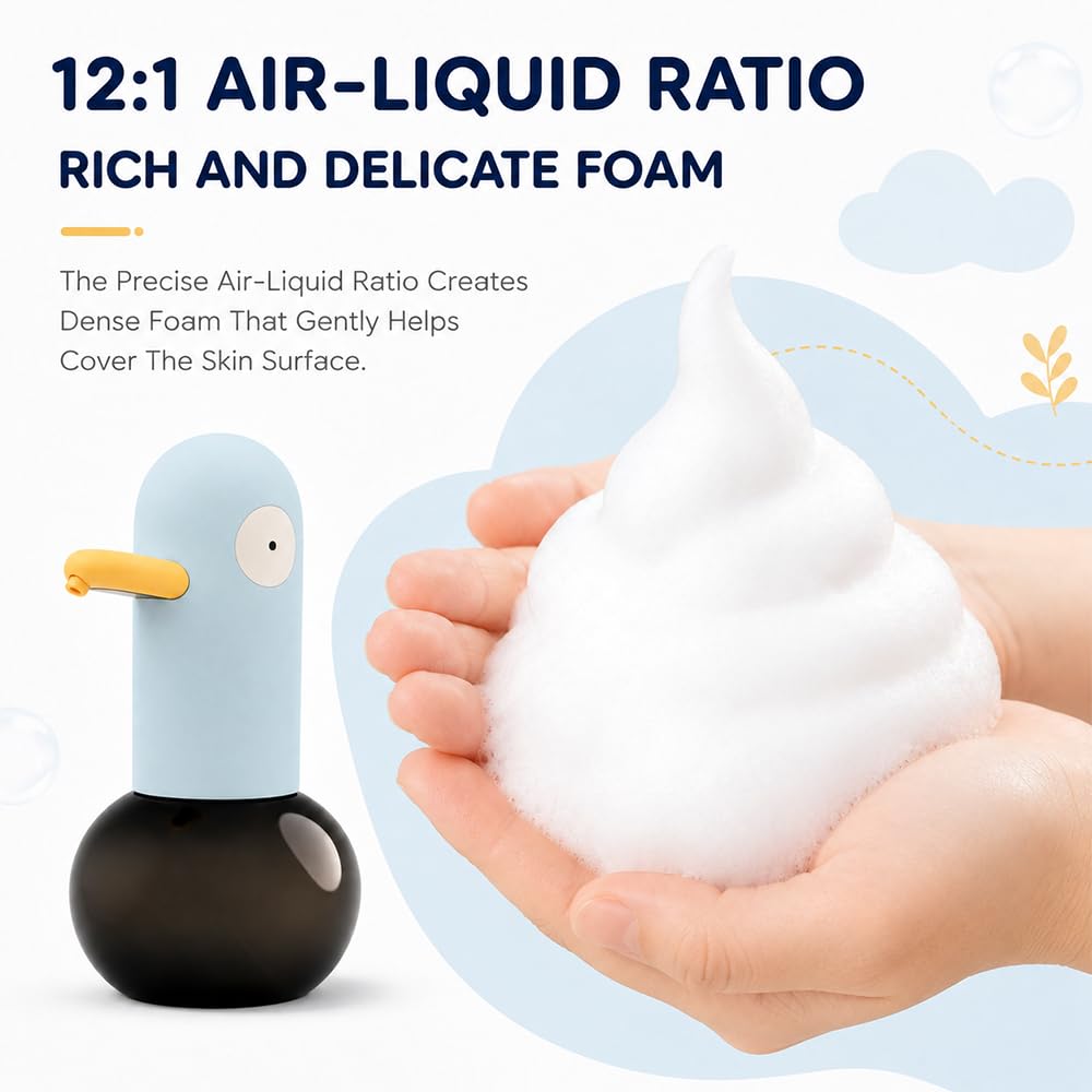 400ml Dispenser Sapone Automatico con Sensore a infrarossi, Blu