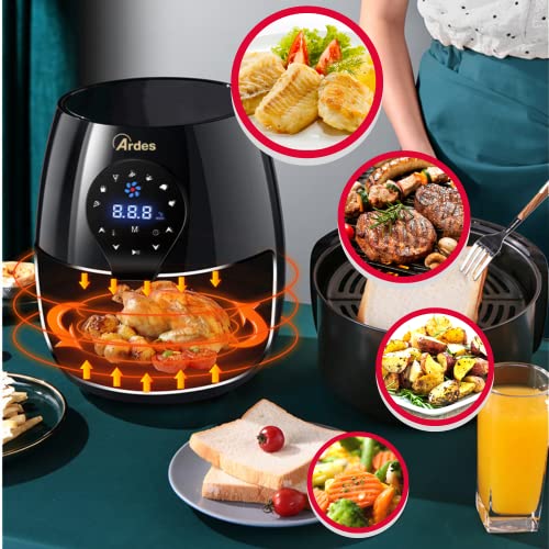 Ardes AR1K33 Eldorada Maxi luchtfriteuse Rapid Air capaciteit 5 liter digitale touch timer 60 minuten 1450 W - Afbeelding 6