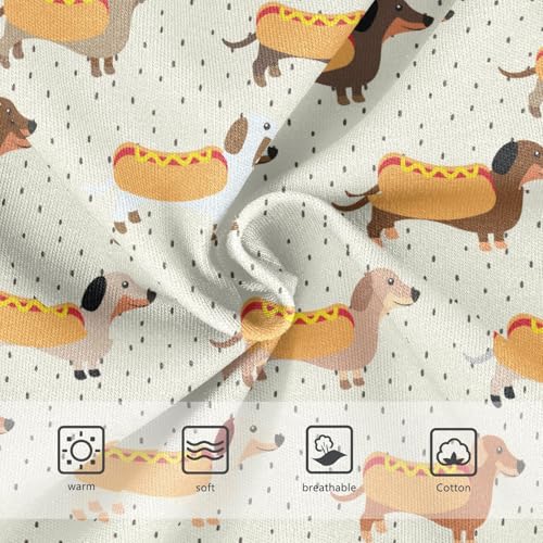 Girls' Underwear Cute Dachshund Cotton Stretch Comfort Toddler Panties3