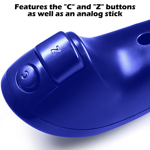AFUNTA-Nunchuck-Controller-per-Wii-U-2-Pacchetti-di-Ricambio-per-Wii-U-Video-Game-Blu-Scuro