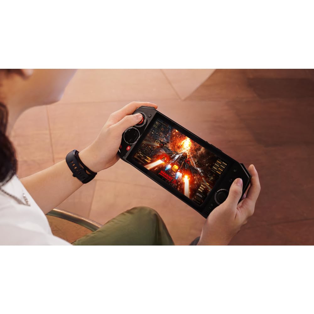 acer Nitro Blaze 7 GN771-08HS7, Console di gioco portatile, Processore AMD™ Ryzen 7 8840HS, 1 TB SSD PCIe NVMe, Ram 16 GB DDR5x, AMD Radeon, Display 7" FHD IPS 144Hz, WiFi 6E ax + BT, Windows 11 Home