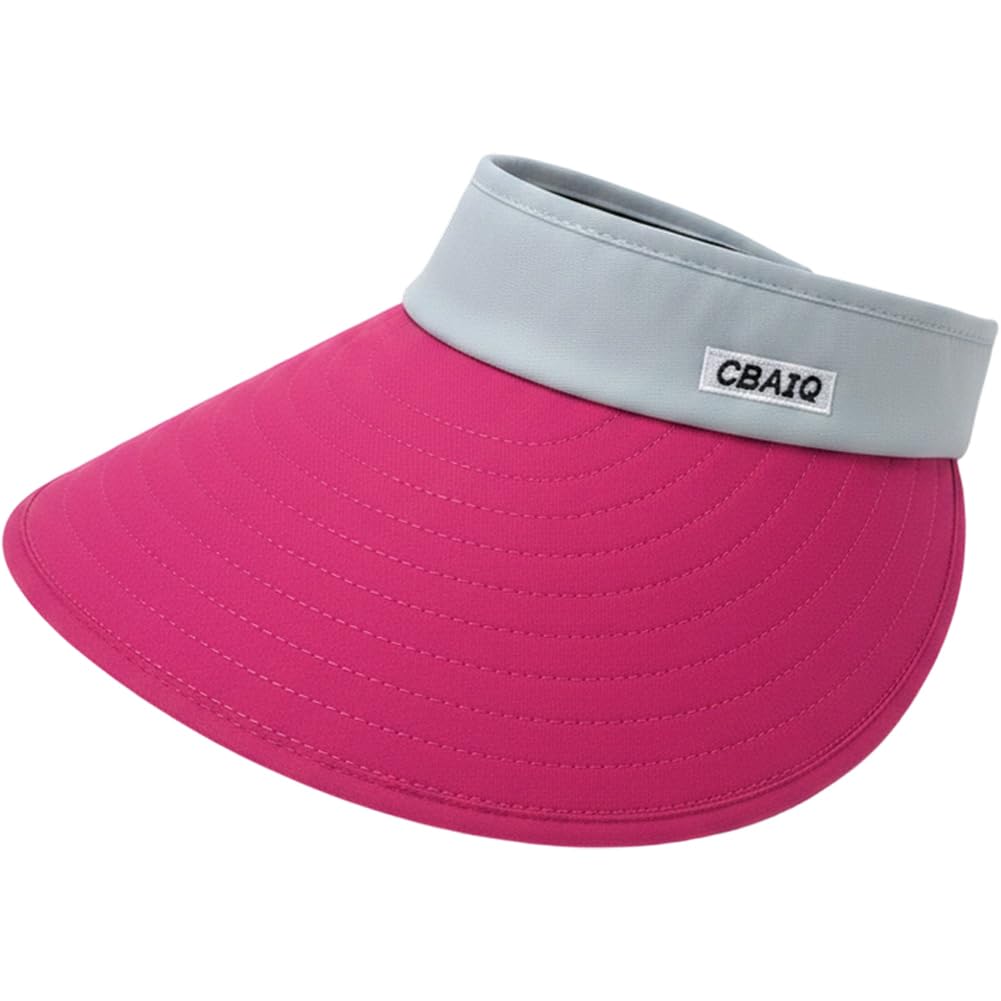 Culer Women's Style 4 Cotton Empty Top Hat Baseball Cap Visor Hat Adjustable Letters Pattern Wide Brim Sun Hat Outdoor Hat With Drawstring For