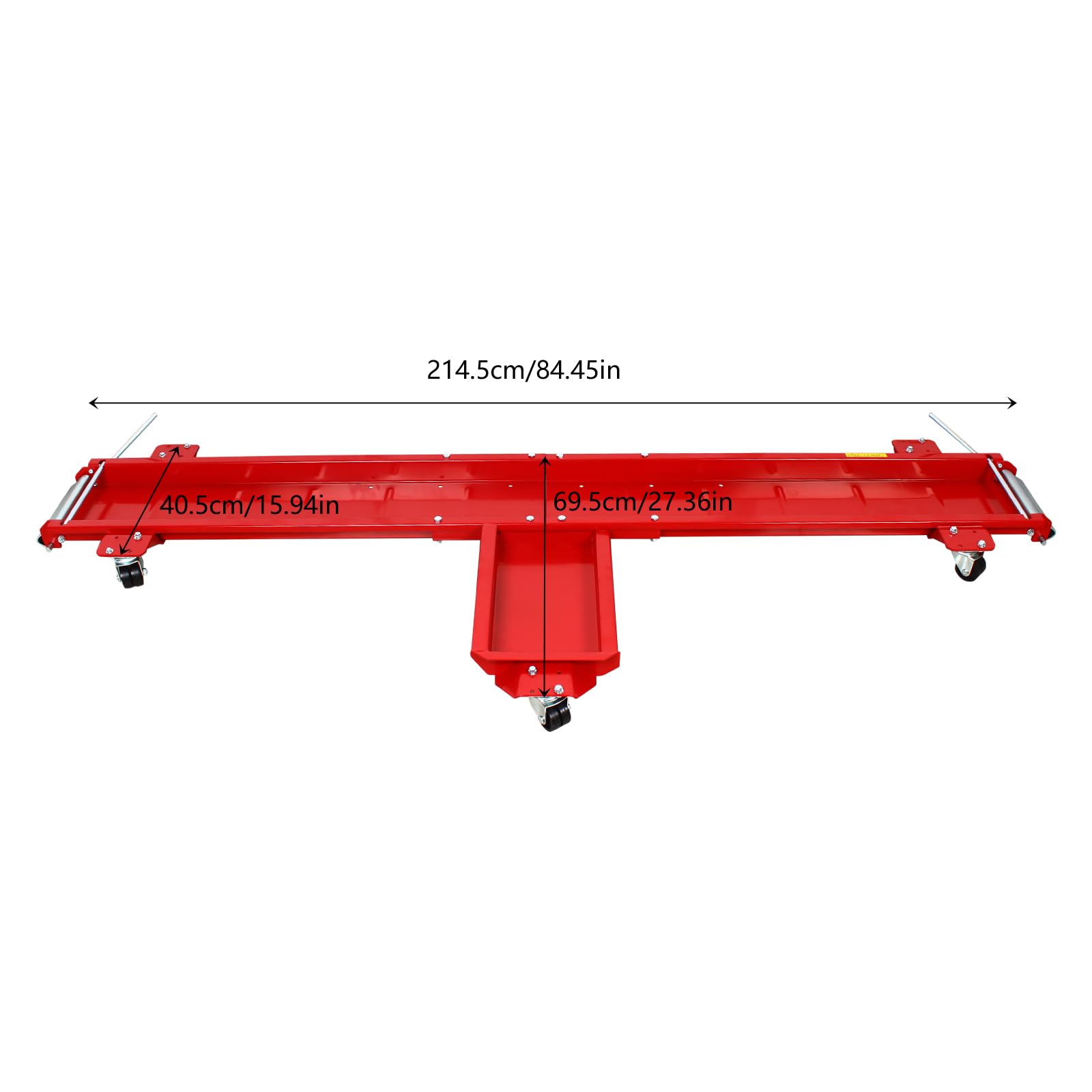WooDerson Carrito central de 567 kg para motocicleta, herramienta de garaje y aparcamiento