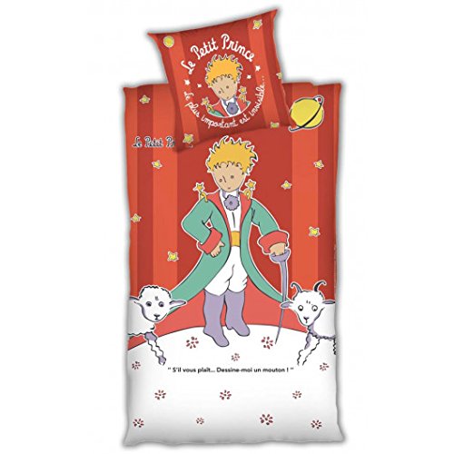 Parure de lit Enfant Le Petit Prince 140 x 200 cm - Rouge