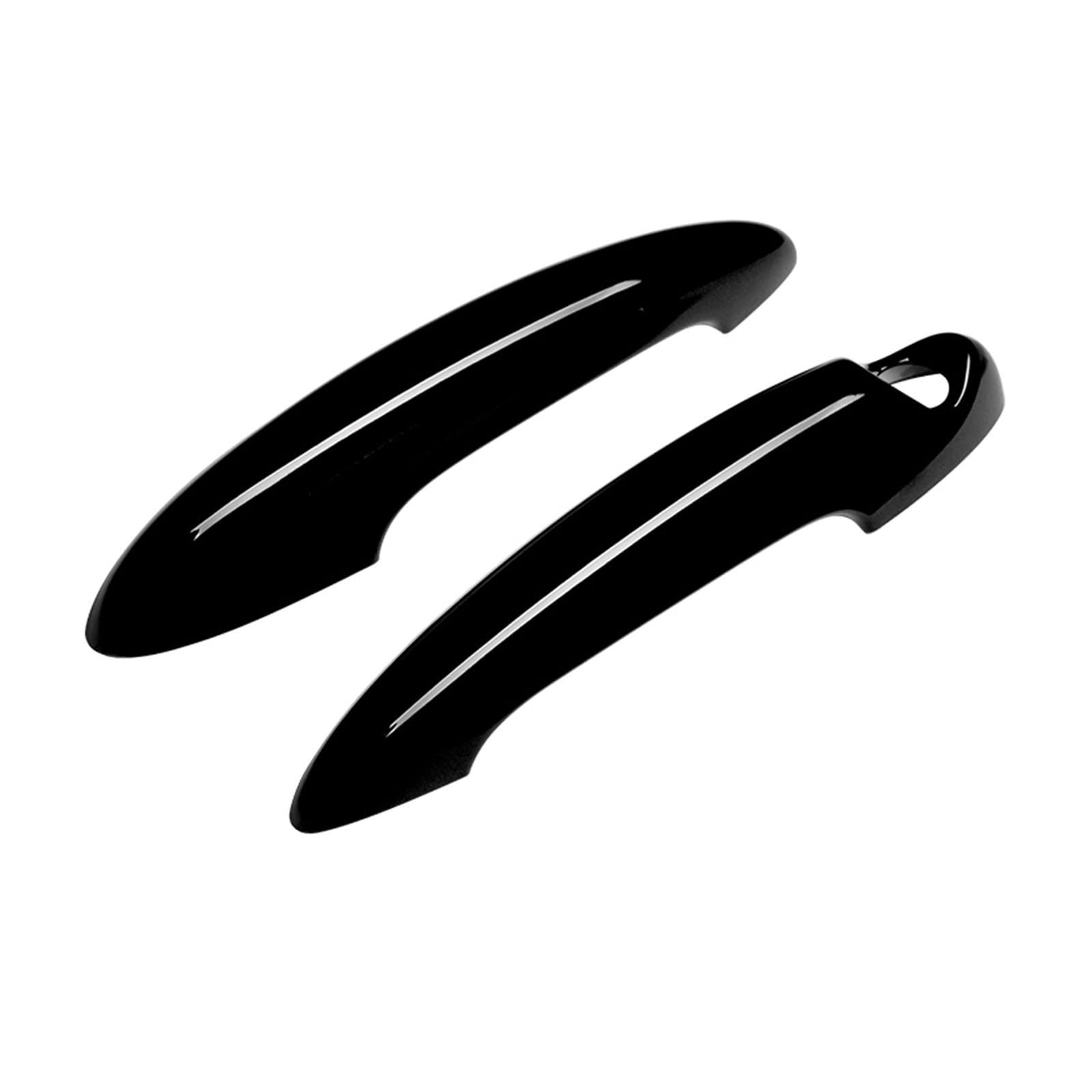 Rinkteea One Color Exterior Car Door Handle For Cooper R50 R53 R55 R56 R57 R58 R59 R60 R61 Exterior Door Handle Cover Trim Car Accessories(A)