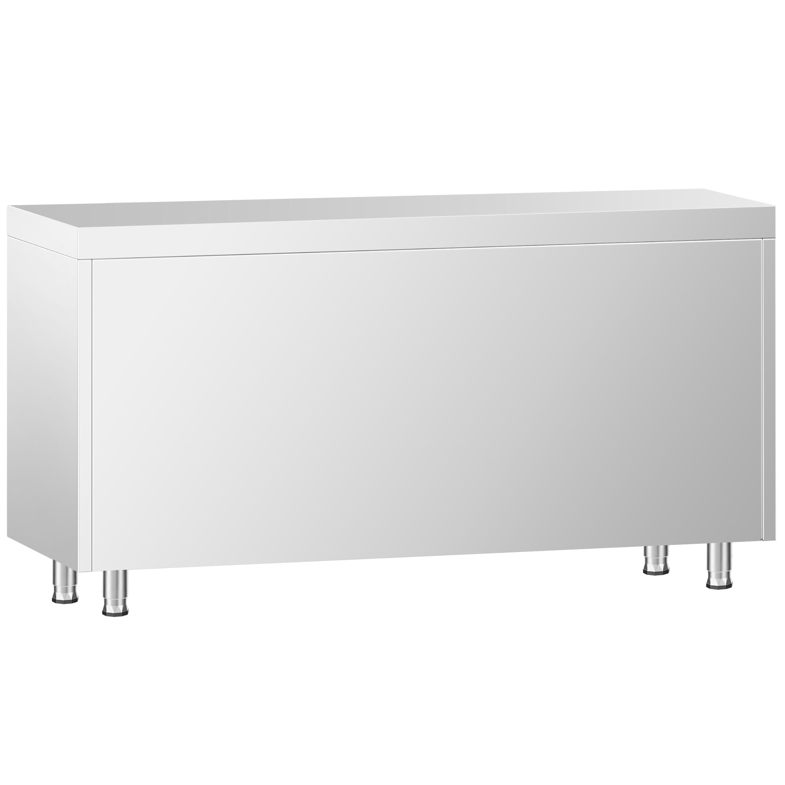 GGM Gastro | ASK147R3 | Edelstahl Arbeitsschrank PREMIUM - 1400x700mm - mit 3 Schubladen rechts