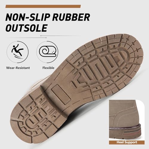 Image of Mishansha Snow Boots for Women - Waterproof Winter Hiking Boots with Warm Fur Lining, Anti-Slip Sole, Insulated Outdoor Cold Weather Booties