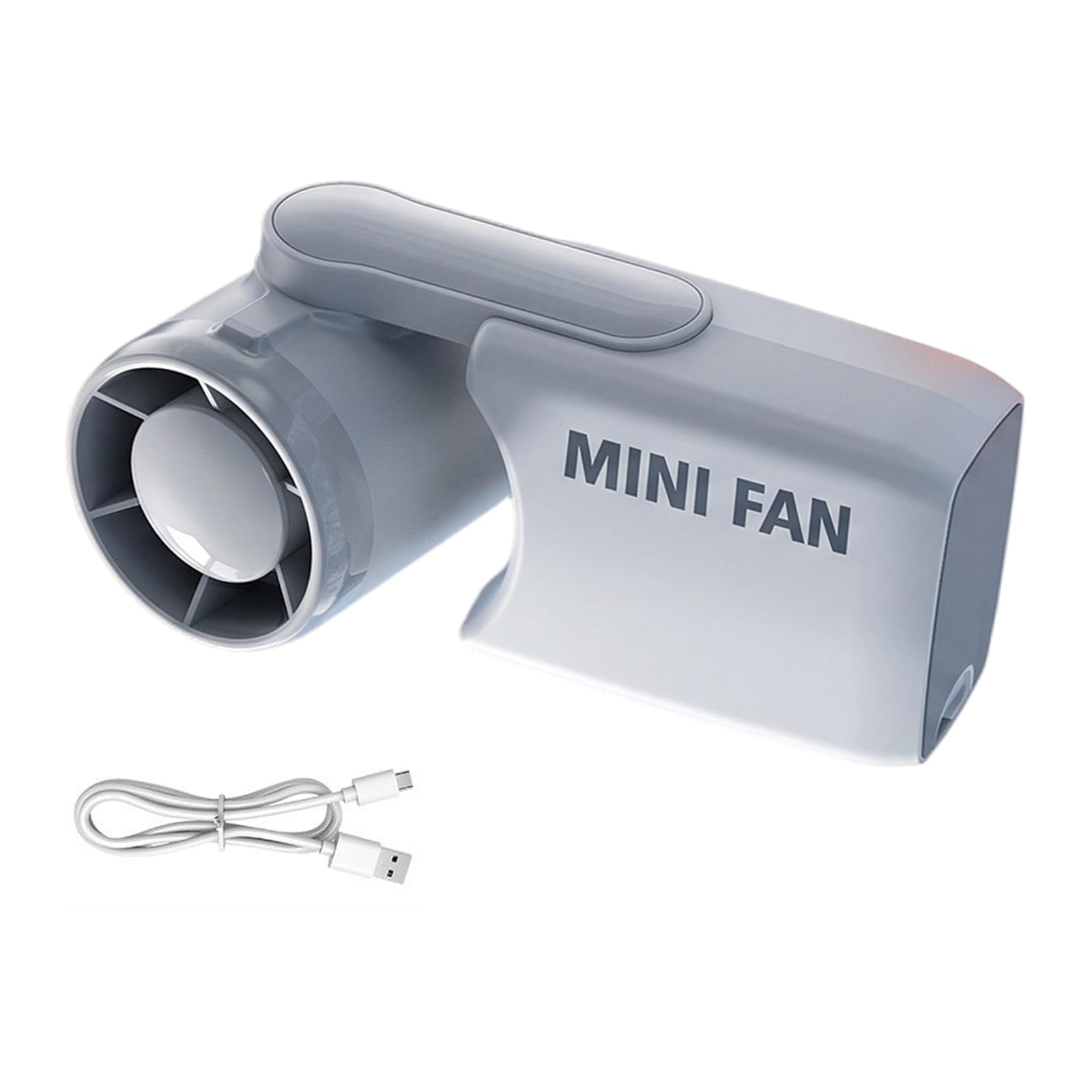 TAZIZI Handheld Desk Fan Build-in 3000mAh Battery 199 Speed Gear for Concert Hiking Cooling Indoor Outdoor Handheld Small Fan
