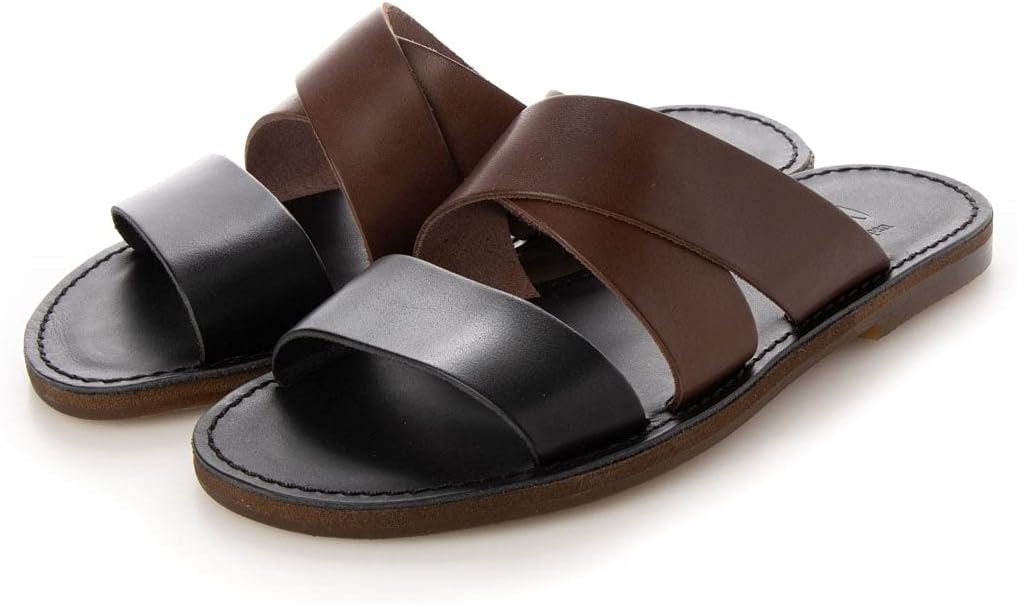 極厚手染めレザー❗️ MOTO モトレザーサンダル シュリンクレザー トング 極厚手染めレザー❗️ MOTO モトレザーサンダル シュリンクレザー トング