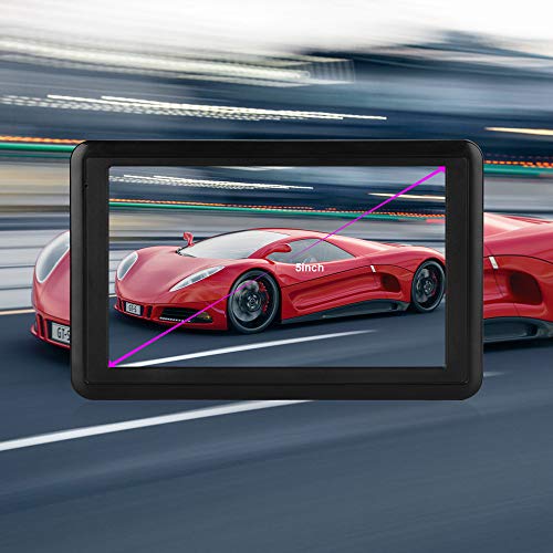 NETVIP GPS Navigation System for Vhicles 5 inch HD Touch Screen, GPS Navigator Voice Traffic Warning Speed Limit Reminder, GPS Navigation System with 8GB Large Storage, Lifetime Maps Update for Free