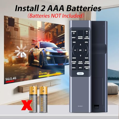 Télécommande de rechange JVC RM-MH27 pour projecteur DLA-NP5W 3LCD - 5