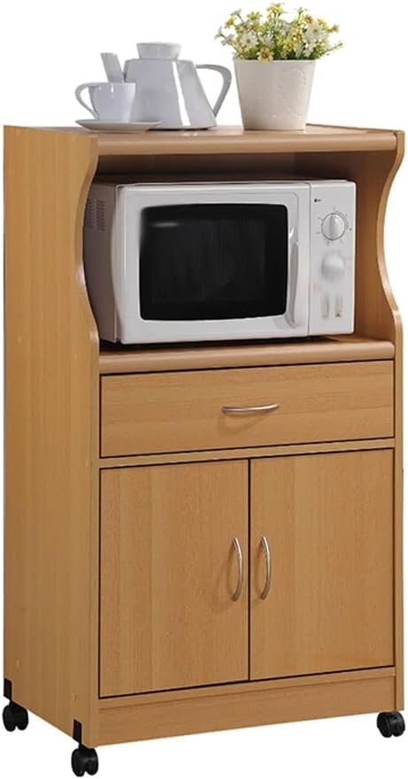 Microwave Kitchen Cart, Mobile for Home and Office Kitchen