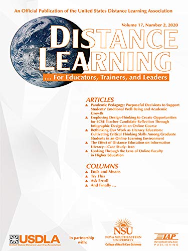 Distance Learning (Distance Learning Journal) (English Edition)