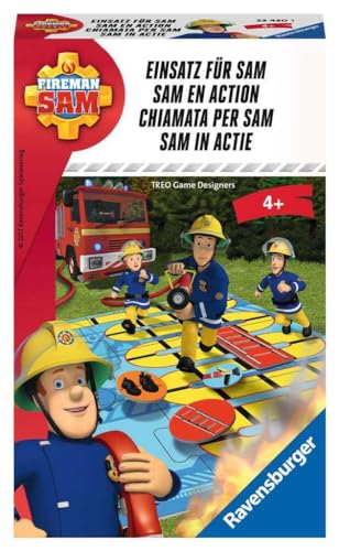 Ravensburger 23430 - Feuerwehrmann Sam: Einsatz für Sam, Mitbringspiel...