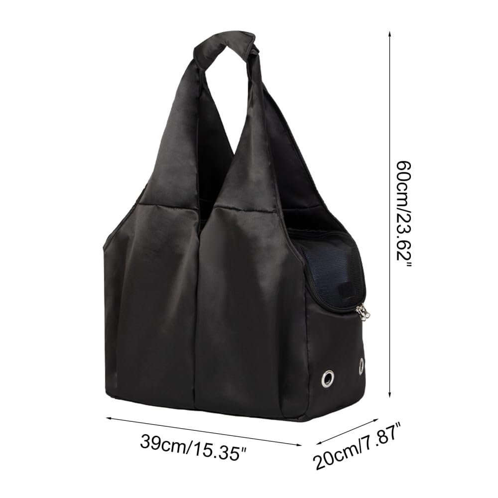 Handtasche für kleine Hunde, Katzen und Welpen, Weiche Hunde-Reisetasche, Faltbar Leicht Tragetasche mit 4 großen Taschen für Haustiere bis 15 lbs, für Reisen und Ausflüge