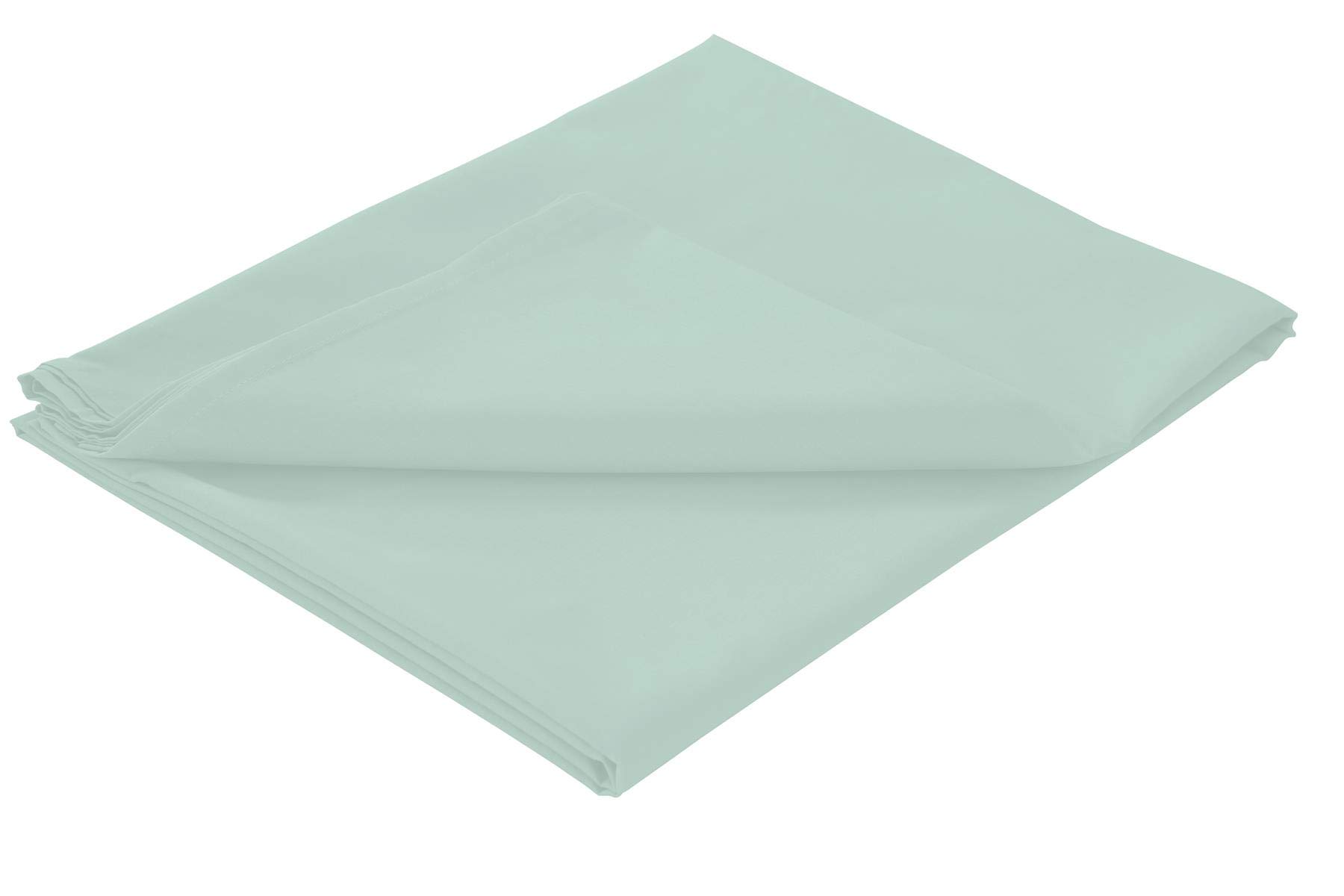 Olivia Rocco Duckegg Flat Sheets, Easy Care Polycotton Full Bed Sheet, King