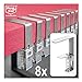 Produktbild com-four® 8X Premium Tischdeckenklammer aus Edelstahl - Tischklammern mit Feder für Tische mit Einer Stärke von 2,7-5,5 cm - Tischtuchklammer rostfrei für drinnen und draußen