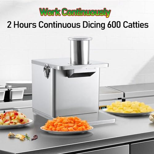 Cortadora eléctrica comercial de verduras ajustable miniatura 6
