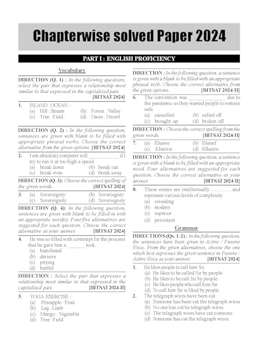 Image of Guide to English & Logical Reasoning for BITSAT with Previous Year Questions & 10 Mock Tests - 5 in Book & 5 Online 11th Edition | PYQs | Revision Material for Physics, Chemistry & Mathematics |