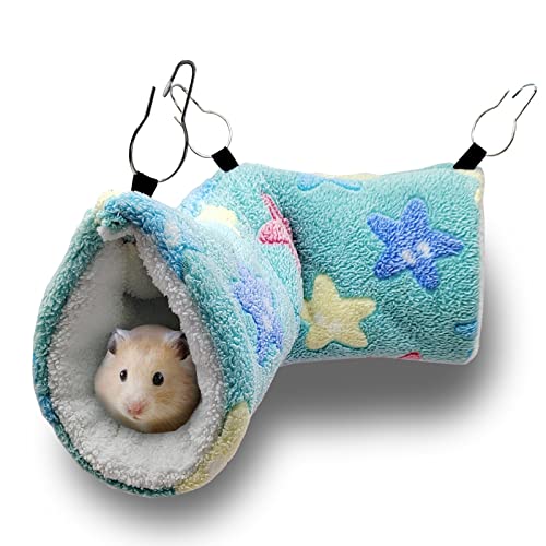 QeeHeng Hamac pour Cochon d'Inde, Furet, Rat, Cochon d'Inde, lit Tunnel à Suspendre, hamac pour Animaux de Petite Taille, Hamster, Chinchilla, Furet,...