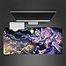 YZZR Tapis de Souris Gaming Genshin Impact keqing Ganyu, Base en Caoutchouc Antidérapant Surface - Mouse Pad pour Gamer Fans Travail ​de Bureau