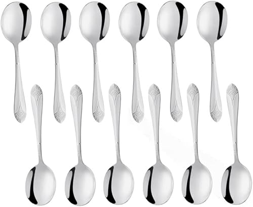 Miniatura 3 de TrueCraftware  Juego de 12 cubiertos  Tenedor de ensalada Elizabeth acero inoxidable 1810 apto para lavavajillas
