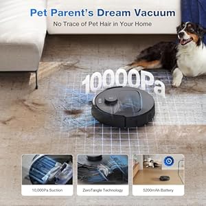 ECOVACS DEEBOT N30 Omni Robot Vacuum and Mop, 10000Pa Suction, TruEdge Adaptive Edge Mopping, ZeroTangle 2.0 Technology, Hot Air-Drying, Self-Emptying, Auto-Lift Mopping, Obstacle Avoidance ECOVACS DEEBOT N30 Omni Robot Vacuum and Mop 10000Pa Suction TruEdge Adaptive Edge Mopping ZeroTangle 20 Technology Hot Air Drying Self Emptying Auto Lift Mopping Obstacle Avoidance