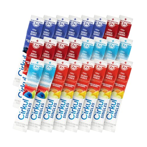 Image of Cirkul FitSip 24-Pack Liquid Electrolyte Sticks. 0 Sugar, 0 Cal, No Powder