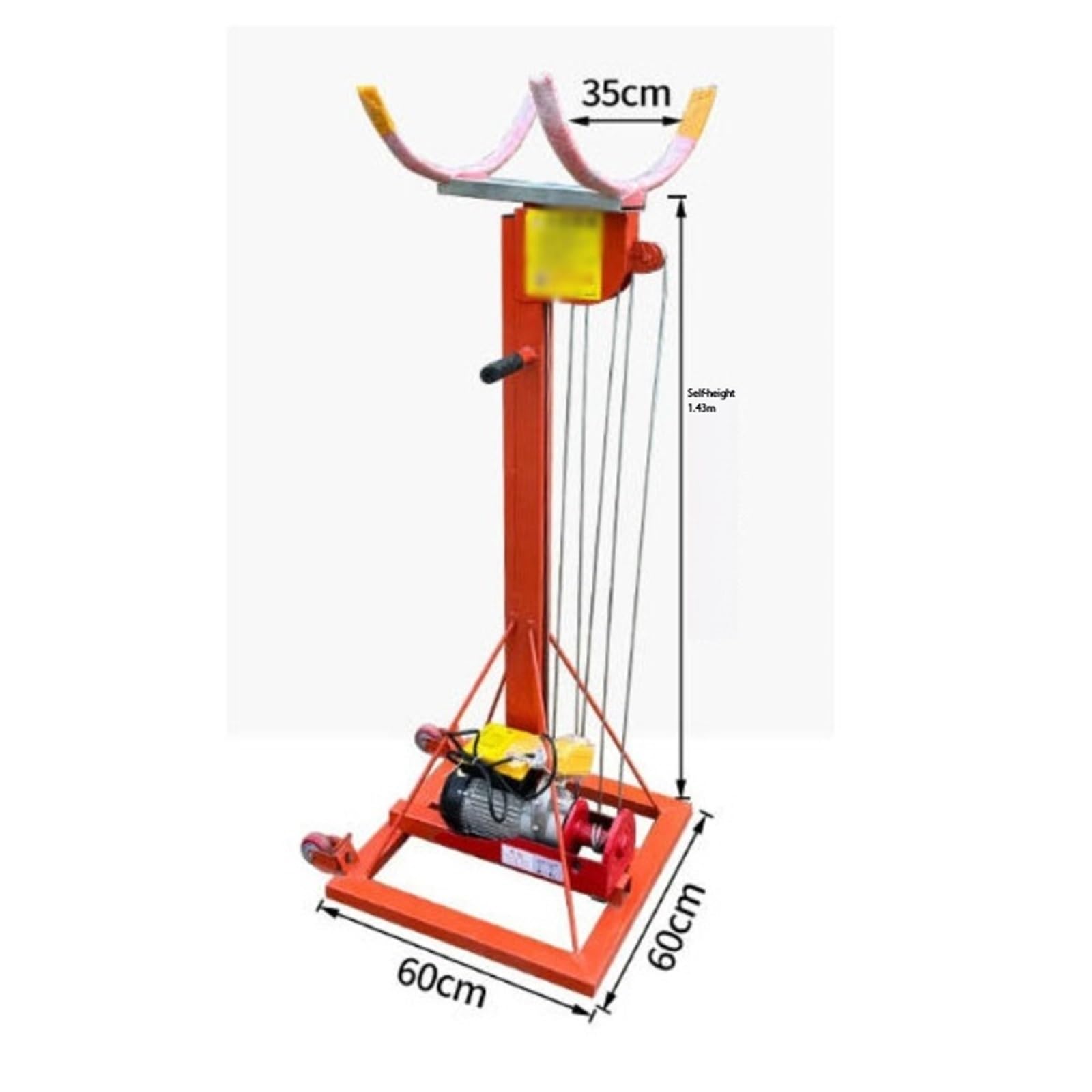 Fábrica Pequeña Plataforma elevadora for Rodillo | Equipo de instalación de tuberías de ventilación for mantenimiento de puertas de persiana
