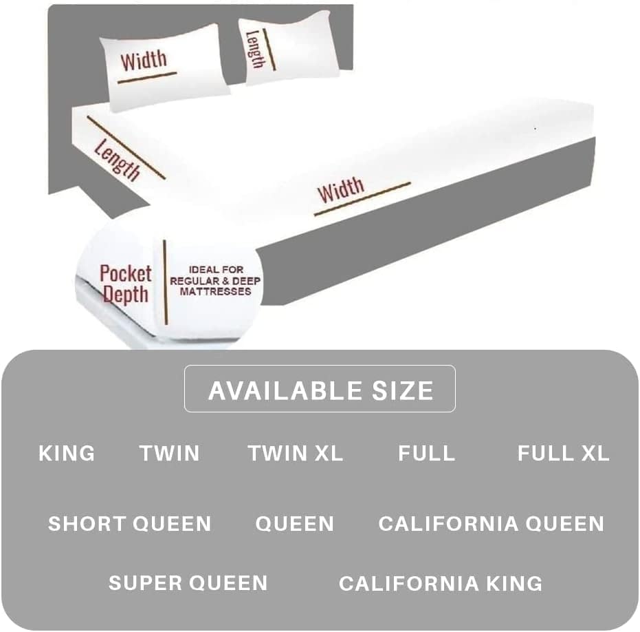 Miniatura 6 de Juego de sábanas de satén de seda 100% pura de 4 piezas, sábana bajera de seda de bolsillo profundo de 15 pulgadas para ajuste de colchón, sábana