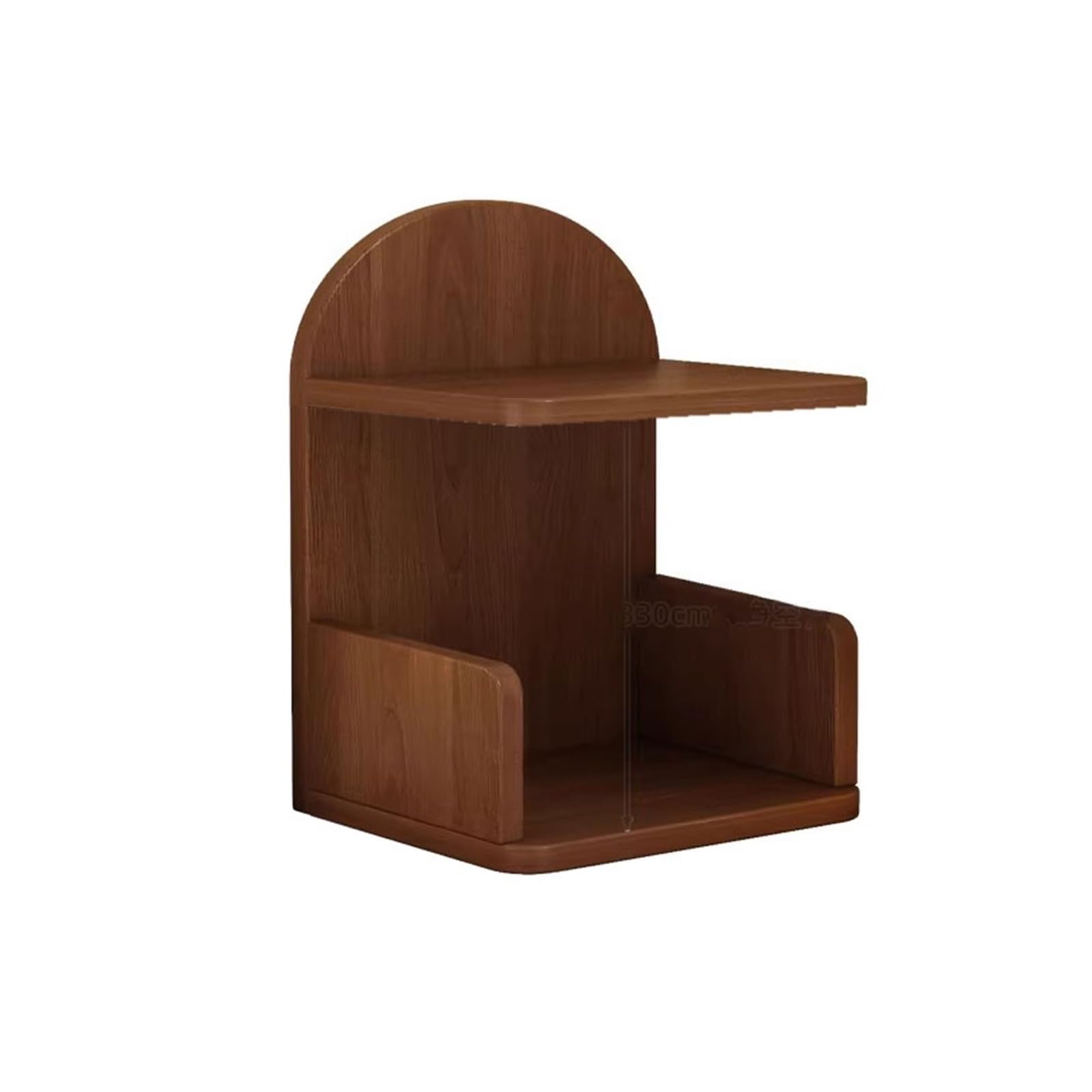 Zhaoj24-05 Bookcase Double Layer Bookshelf Home Office Desk Wooden Organizer Shelf