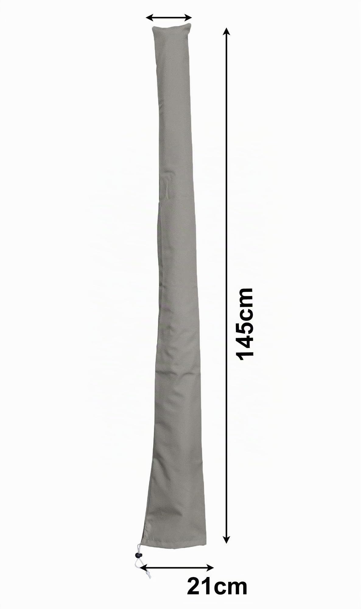 QUICK STAR Parasol de Balcon rectangulaire 2 x 1,25 m avec Housse de Protection