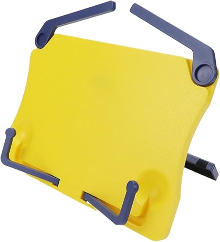 Miniatura 2 de Soporte para libros amarillo plegable y ajustable, soporte de música de escritorio, soporte de lectura, soporte de mesa plegable para guitarra,